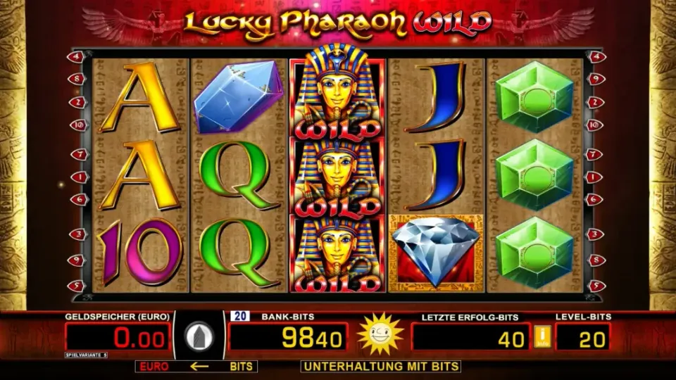 Lucky Pharaoh Wild banner